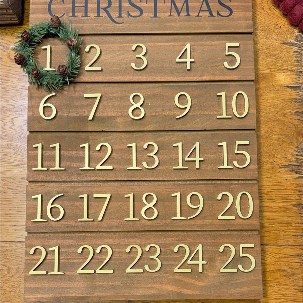Target threshold Wooden Christmas Countdown /advent Calendar - Picture 7 of 7